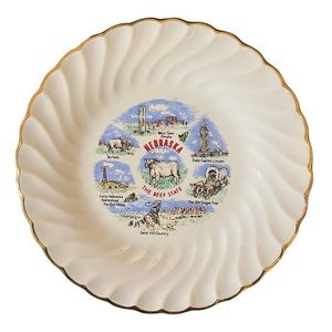 Vintage Nebraska Commemorative Plate